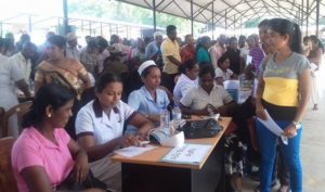 Public health nursing officers working with noncommunicable diseases in Sri Lanka